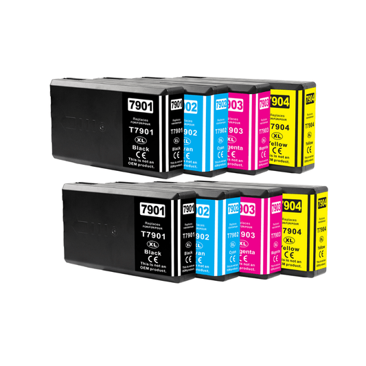 Pakke sæt Epson 79XL – 2 x 4 farver BK-C-M-Y – alternativ – 200 ml