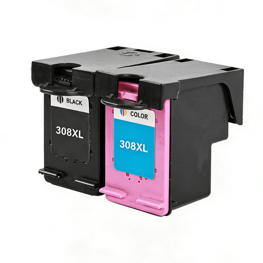 Pakke sæt HP 308XL – 1 Sort, 1 farver – alternativ – 36 ml