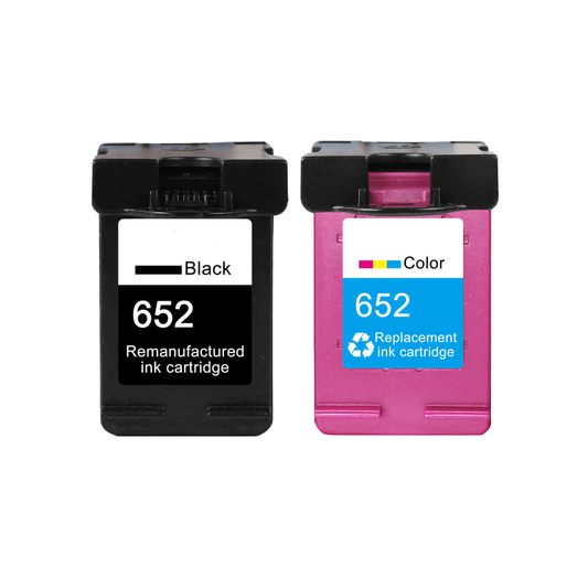 Pakke sæt HP 652XL – 1 Sort, 1 farver – alternativ – 36 ml