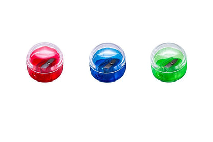 Blyantspidser - 12 stk. Assorteret farver