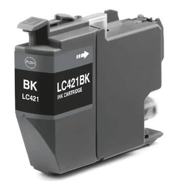 Brother LC421BK sort printerpatron 200 sider – alternativ – LC421BK