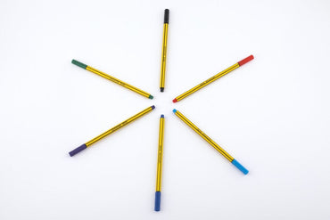 Fineliner leviatan D400, Sæt med 6 stk farver