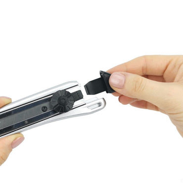 Hobbykniv Kraftig Aluminium håndtag - Bladet 100 x 18 mm