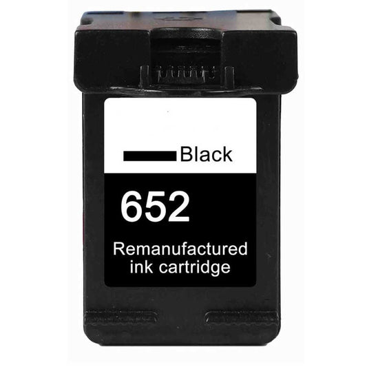 HP 652XL sort blækpatron 900 sider, F6V25AE, kompatibel