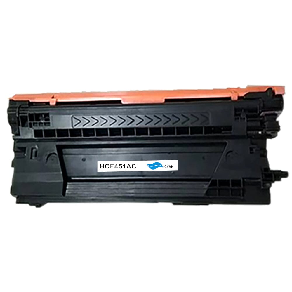 HP 655A cyan toner 10.500 sider CF451A – kompatible