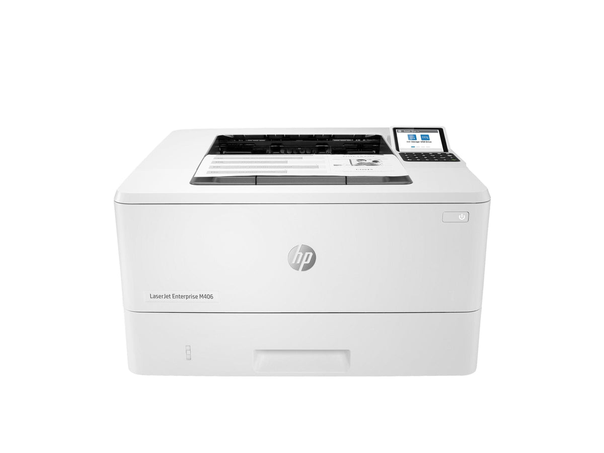 HP LaserJet Enterprise M406dn Sort/Hvid Laserprinter