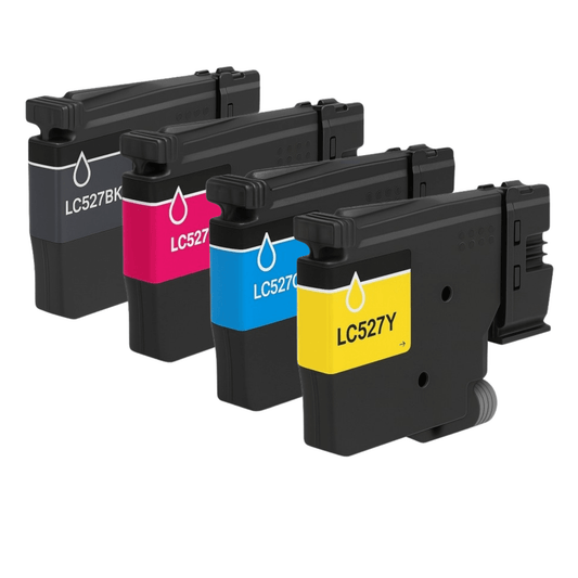 Pakke sæt Brother LC527C/M/Y/BK 72ml. – 4 farver BK-C-M-Y – alternativ