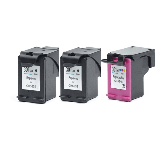 Pakke sæt HP 301XL – 2Sort, 1 farver – alternativ – 48 ml