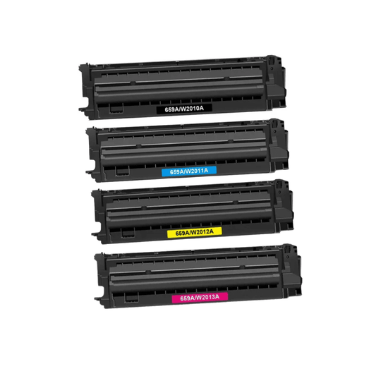 Pakke sæt HP 659A – 4 farver BK-C-M-Y – alternativ – 55.000 sider